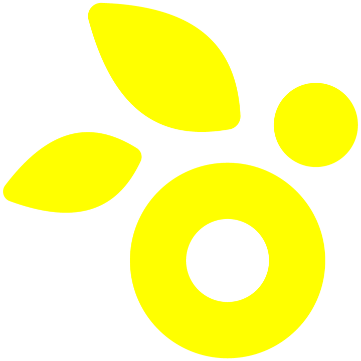Cherry logo ~ Pure Yellow