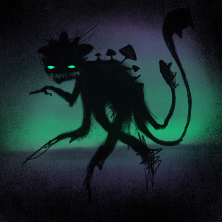Monster - psychotic drawing