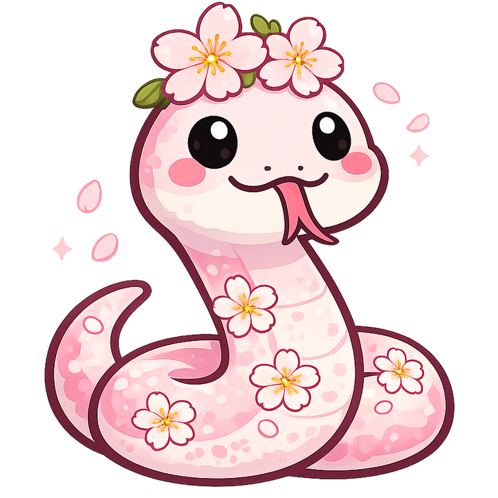 Cherry Blossom Snake
