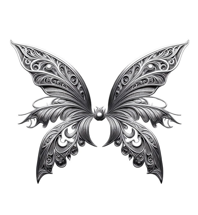 Metal wings tag