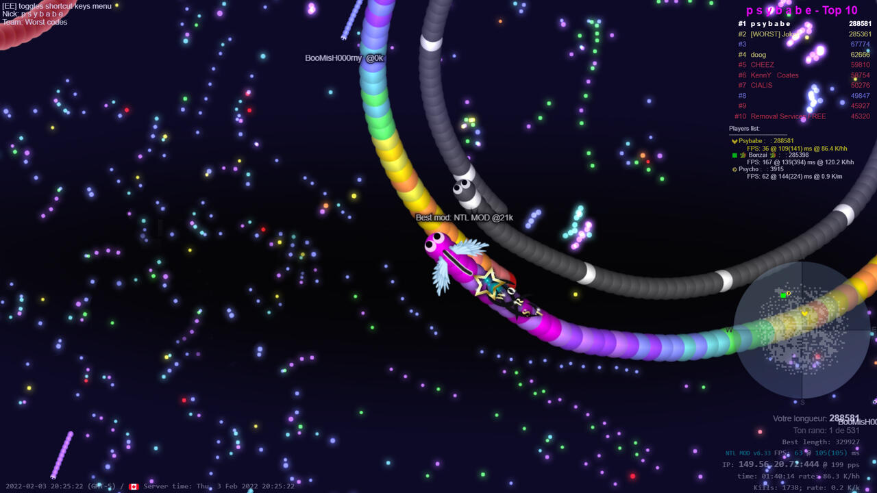 [Real screenshot of the game]